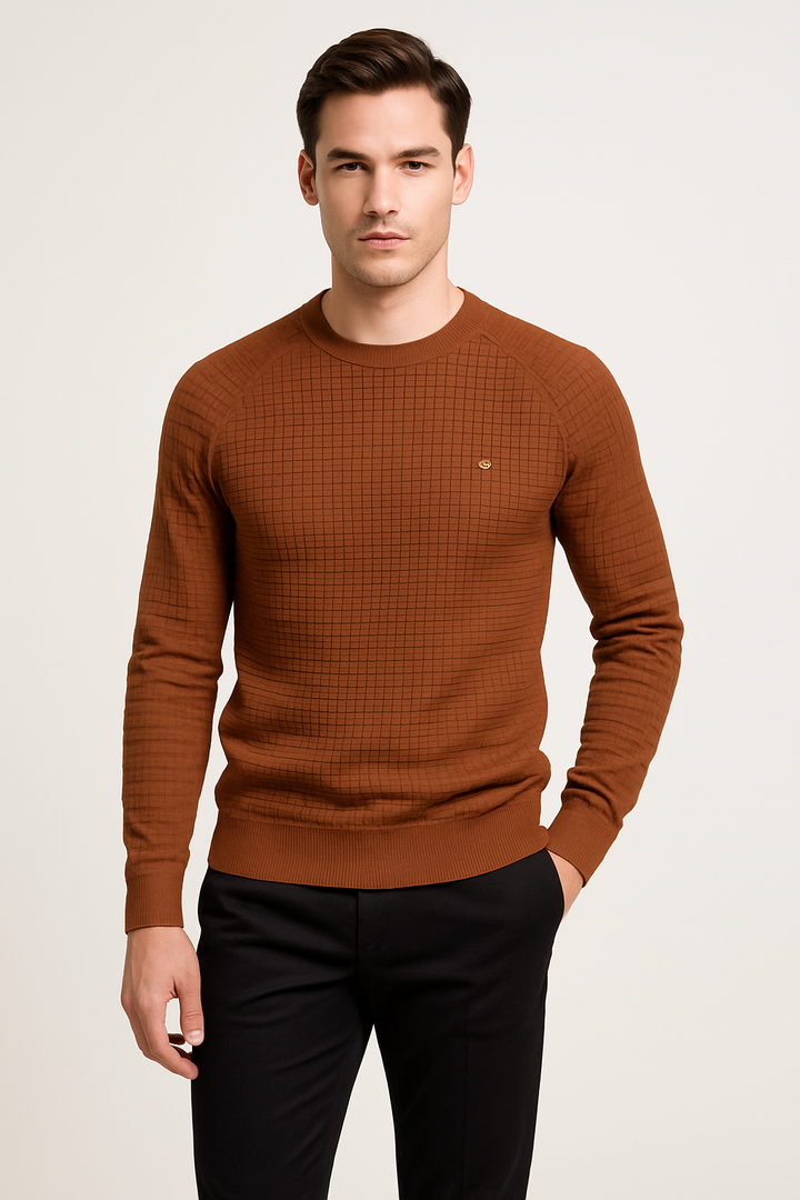 Erik | Herren Slim Fit Casual Strickpullover - Elle Zürich