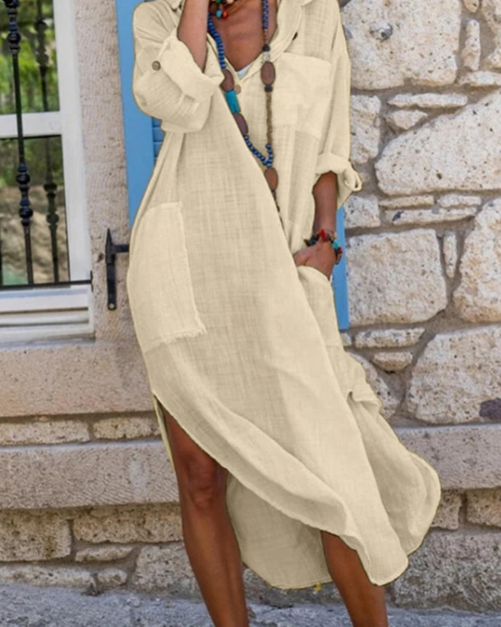 Christa | Oversized Kleid mit Taschen Damen - Elle Zürich