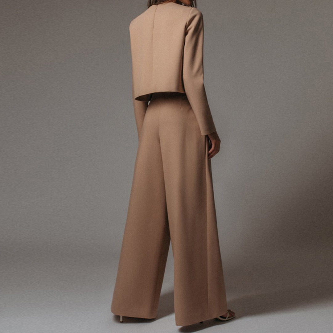 Jessica | Elegantes Damen Zweiteiler Set mit weitem Bein - Elle Zürich