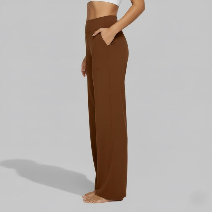 Carmen | Bequeme Stretchhosen Für Damen Im Weitbeinigen Lounge-Stil