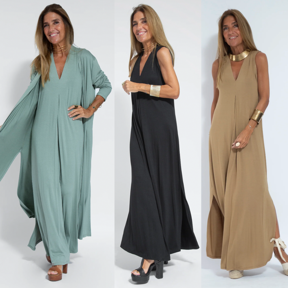 Emilia | Figurbetontes Kleid Weste Set - Elle Zürich