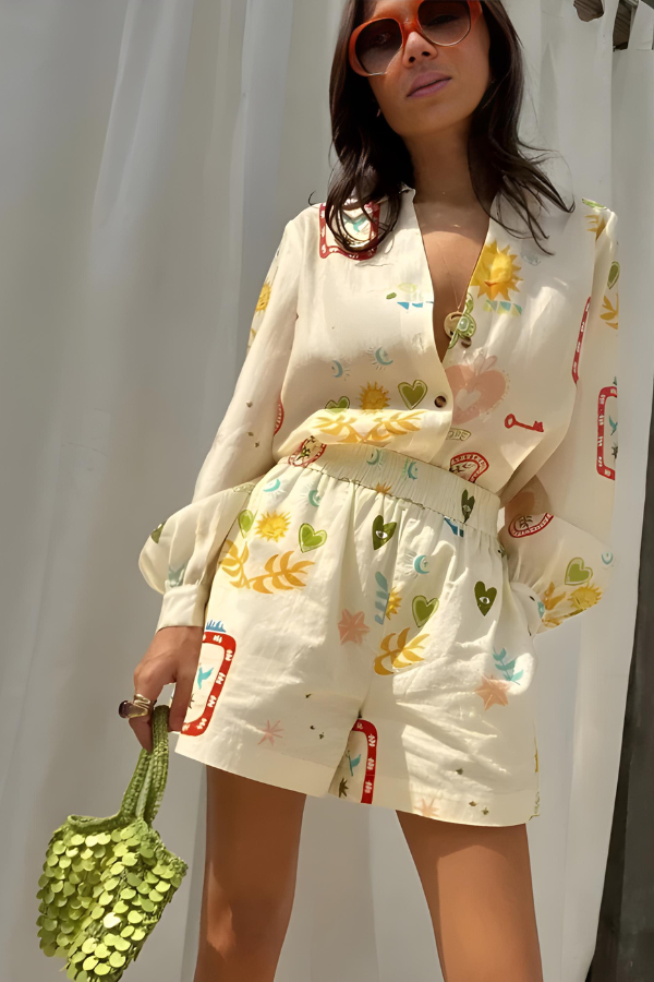 Melanie | Stylisches Zweiteiliges Set mit weiter Passform - Elle Zürich