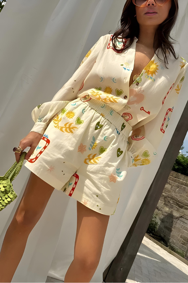 Melanie | Stylisches Zweiteiliges Set mit weiter Passform - Elle Zürich