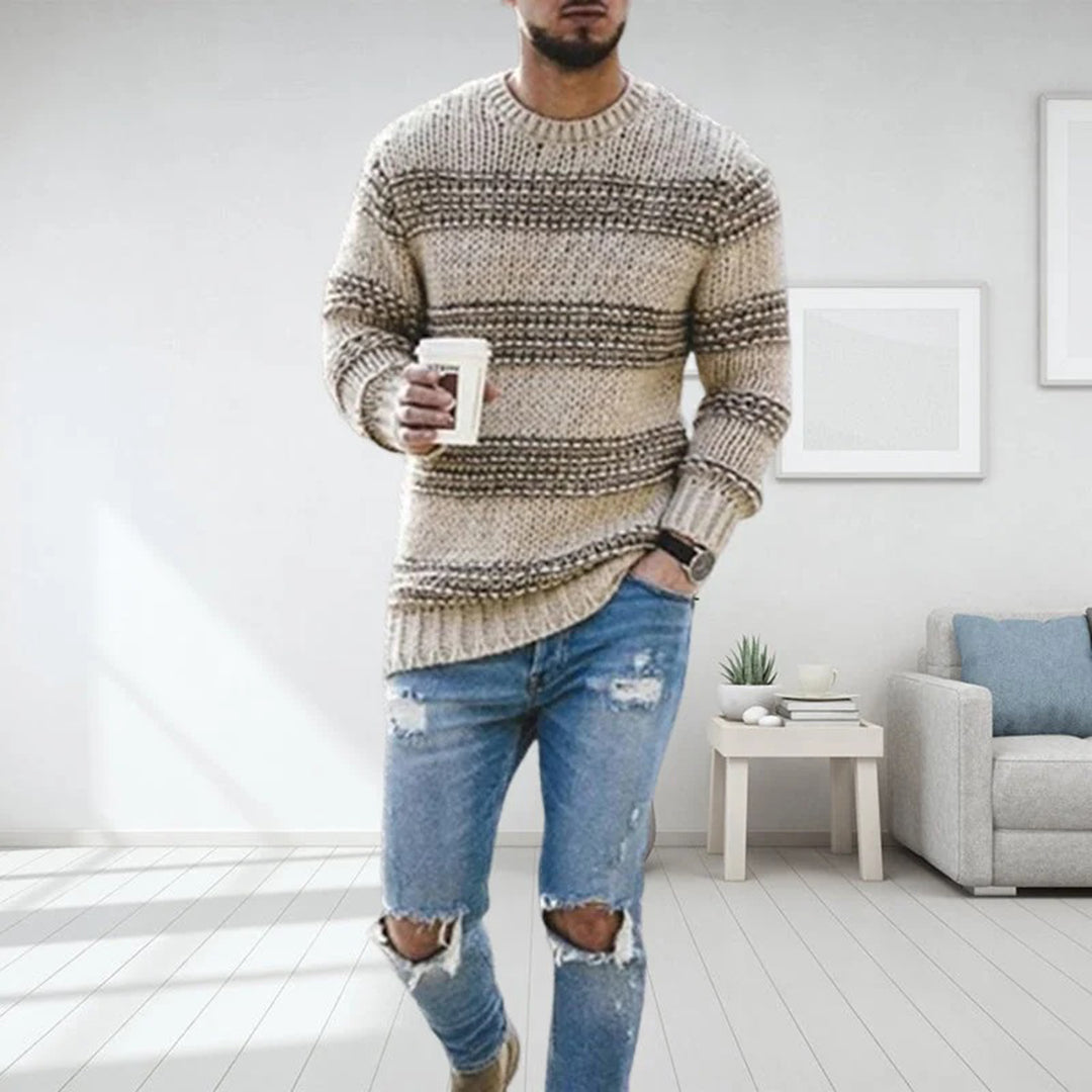 Daniel  | Gestreifter Strickpullover Für Männer - Elle Zürich