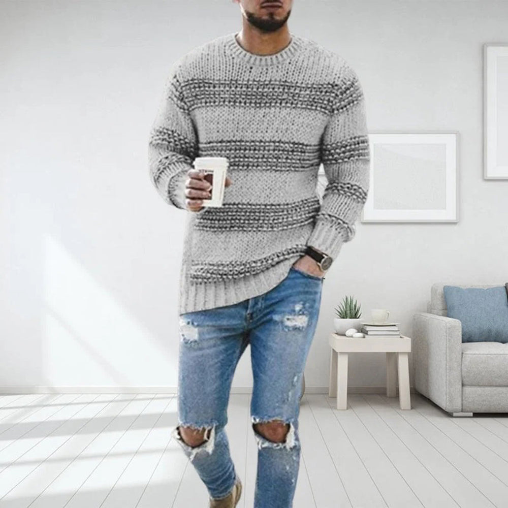 Daniel  | Gestreifter Strickpullover Für Männer - Elle Zürich