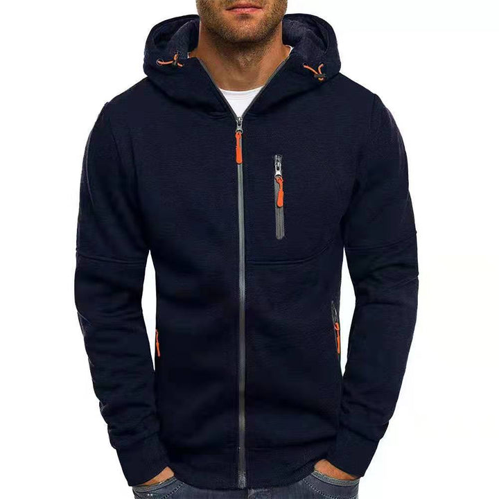 Edgar | Herren Zip-Up Hoodie mit mehreren Taschen - Elle Zürich