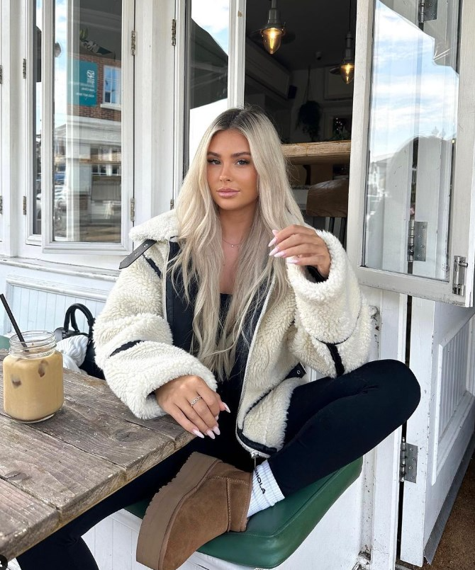 Elke | Damen Winter Kuschel-Sherpa-Jacke - Elle Zürich