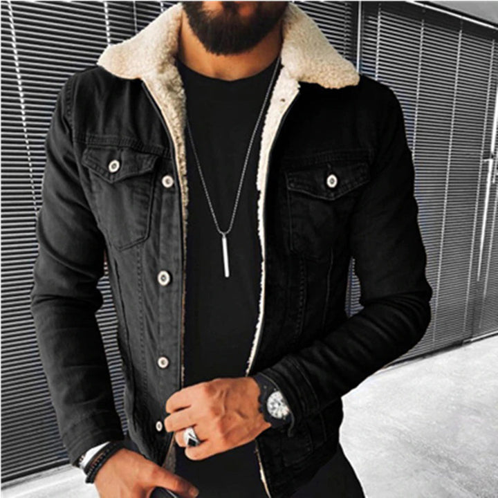Thomas | Jeansjacke mit Sherpa-Futter - Elle Zürich