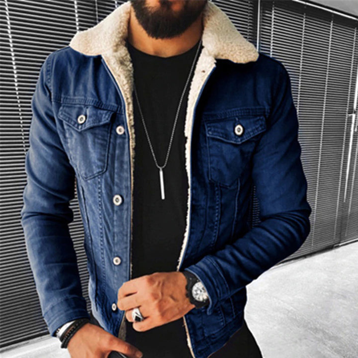 Thomas | Jeansjacke mit Sherpa-Futter - Elle Zürich