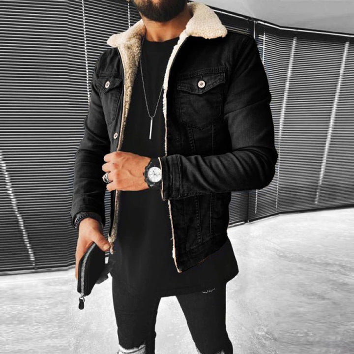 Thomas | Jeansjacke mit Sherpa-Futter - Elle Zürich