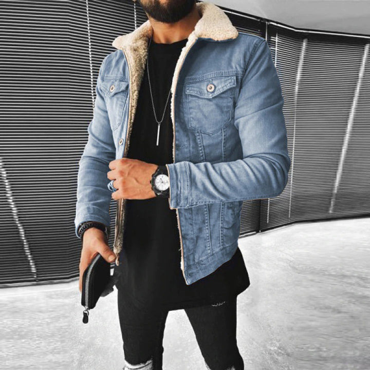 Thomas | Jeansjacke mit Sherpa-Futter - Elle Zürich