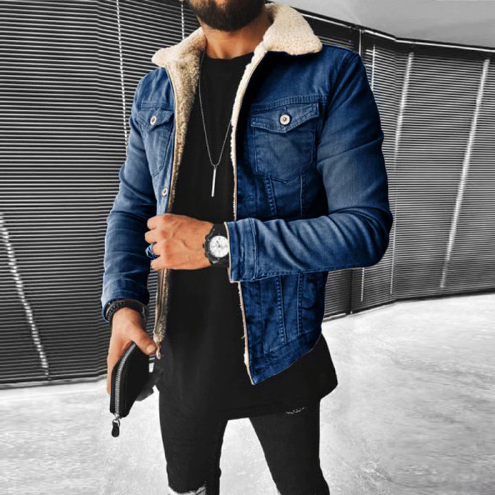 Thomas | Jeansjacke mit Sherpa-Futter - Elle Zürich