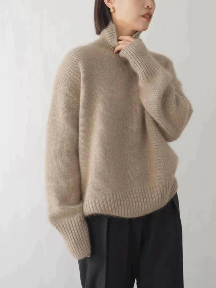 Laura | Eleganter Rollkragenpullover für Damen - Elle Zürich