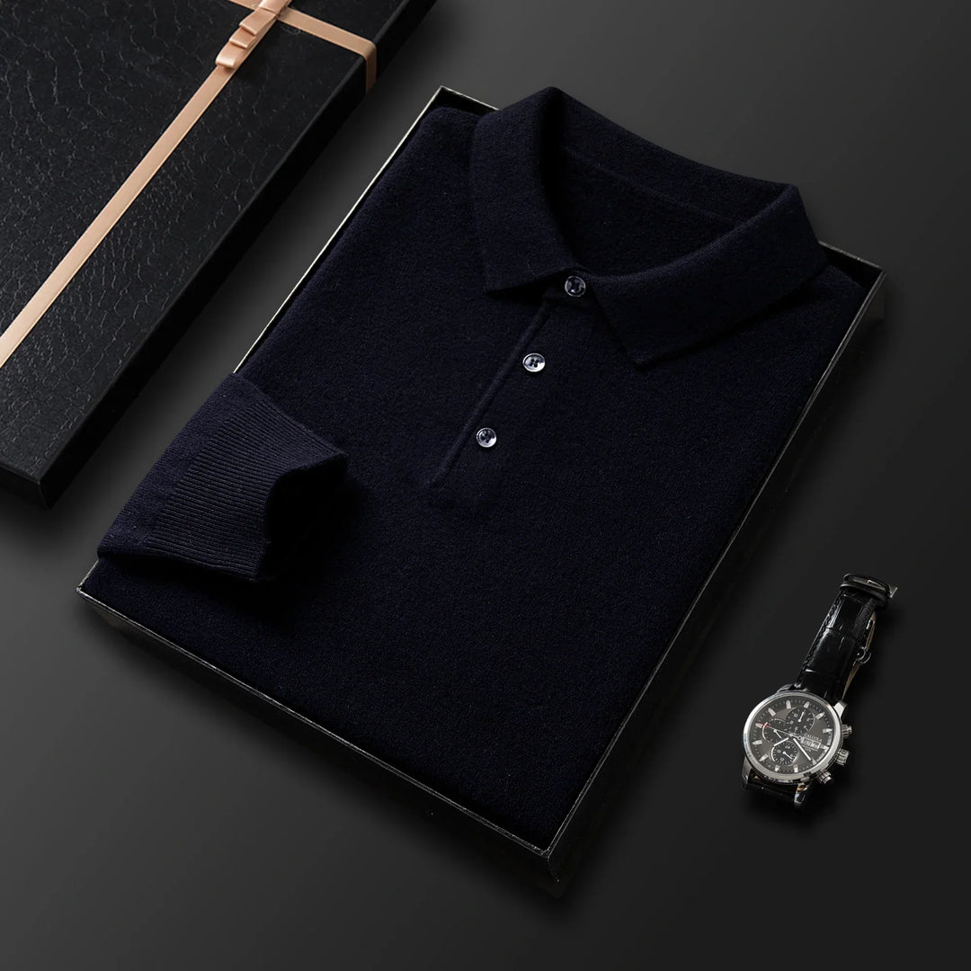 Lutz | Herren Freizeit Strick Polo Pullover - Elle Zürich