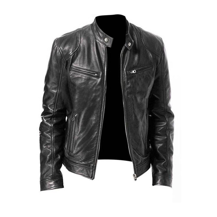 Dominic | Stylische Lederjacke Für Männer - Elle Zürich