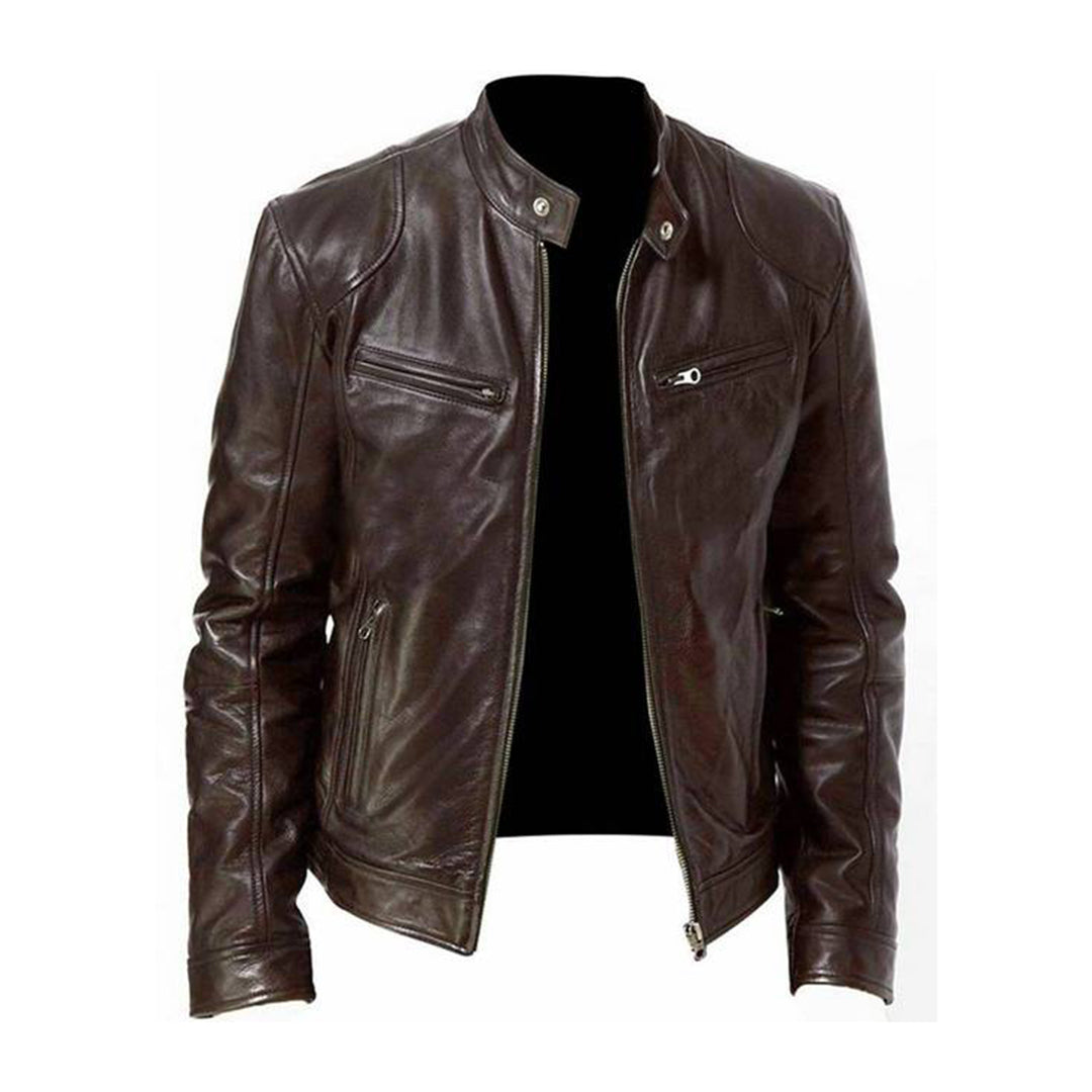 Dominic | Stylische Lederjacke Für Männer - Elle Zürich
