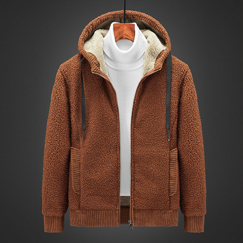 David | Herren Hoodie-Jacke mit Reißverschluss - Elle Zürich
