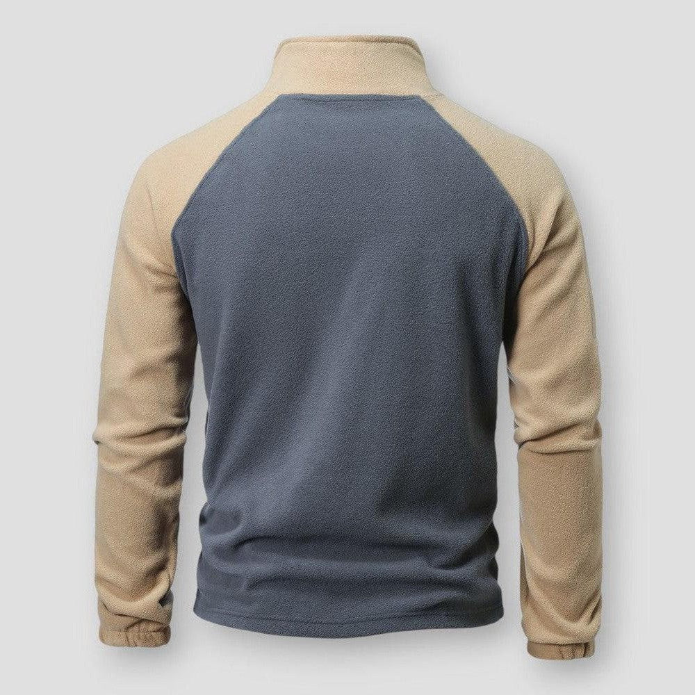 Hendrik | Herren Winter Halbreißverschluss Fleece Pullover - Elle Zürich
