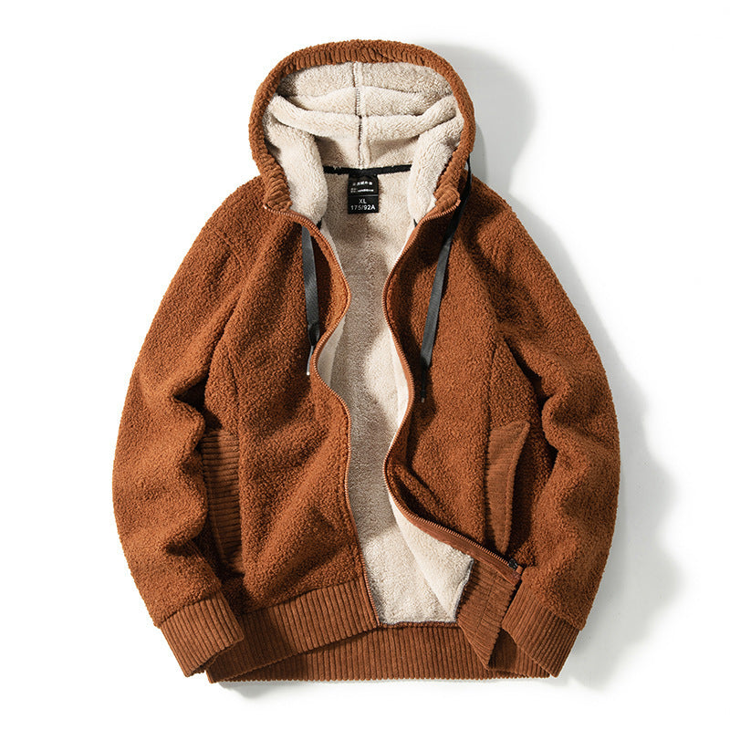 David | Herren Hoodie-Jacke mit Reißverschluss - Elle Zürich