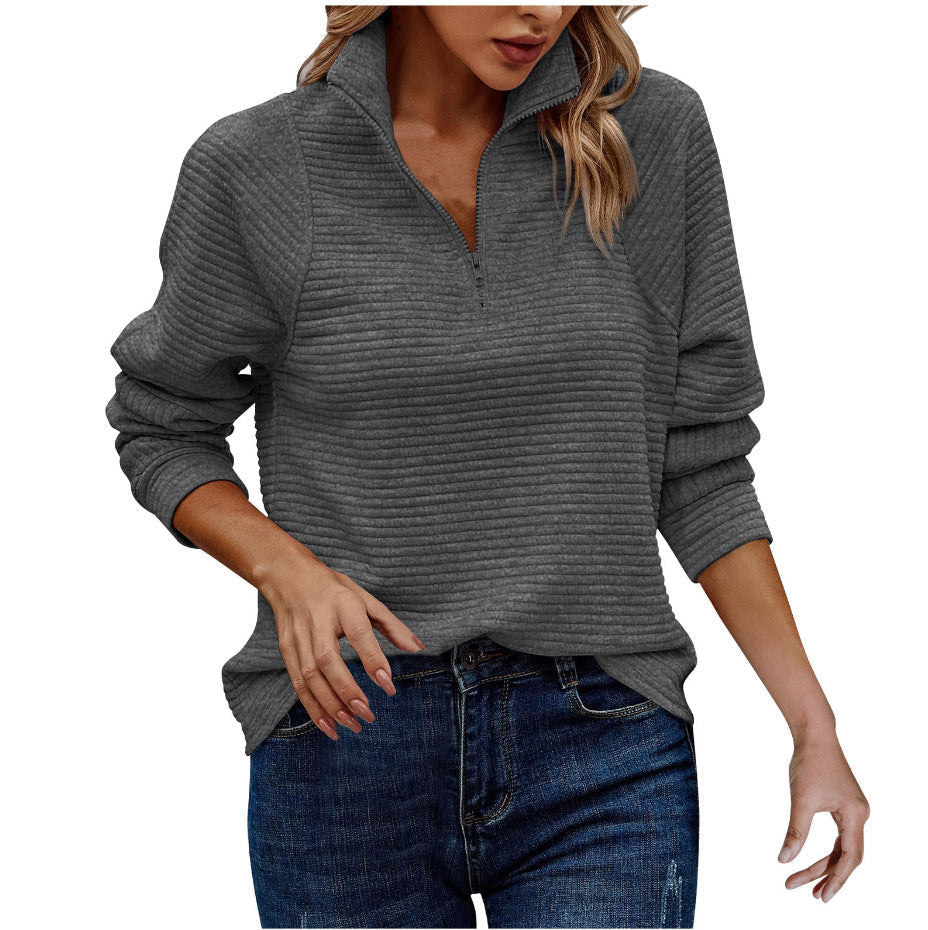 Pauline | Eleganter Damenpullover mit Reißverschluss - Elle Zürich