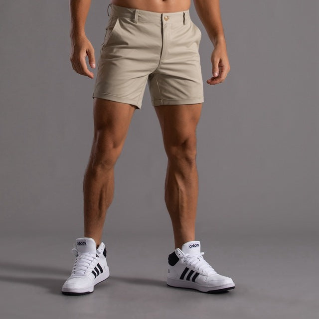 Fabian | Stilvolle Olivgrüne Herrenshorts - Elle Zürich