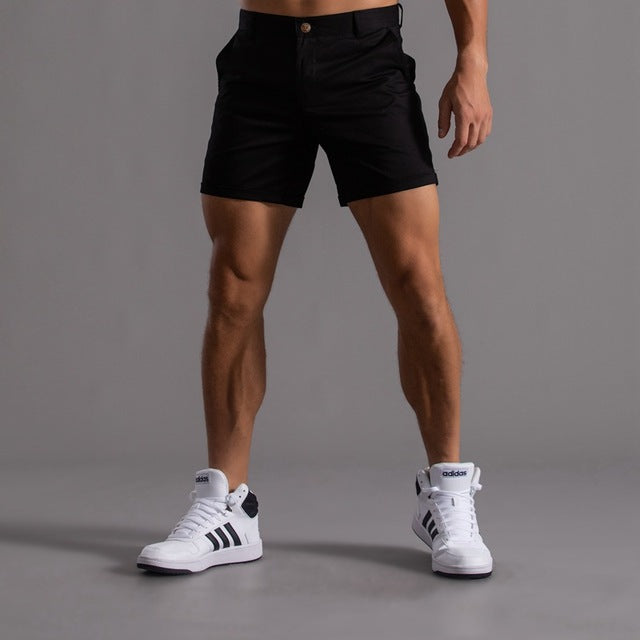 Fabian | Stilvolle Olivgrüne Herrenshorts - Elle Zürich