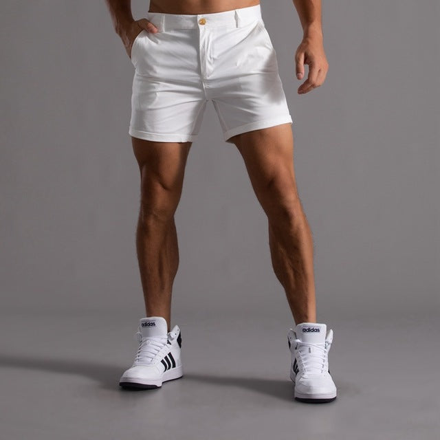 Fabian | Stilvolle Olivgrüne Herrenshorts - Elle Zürich