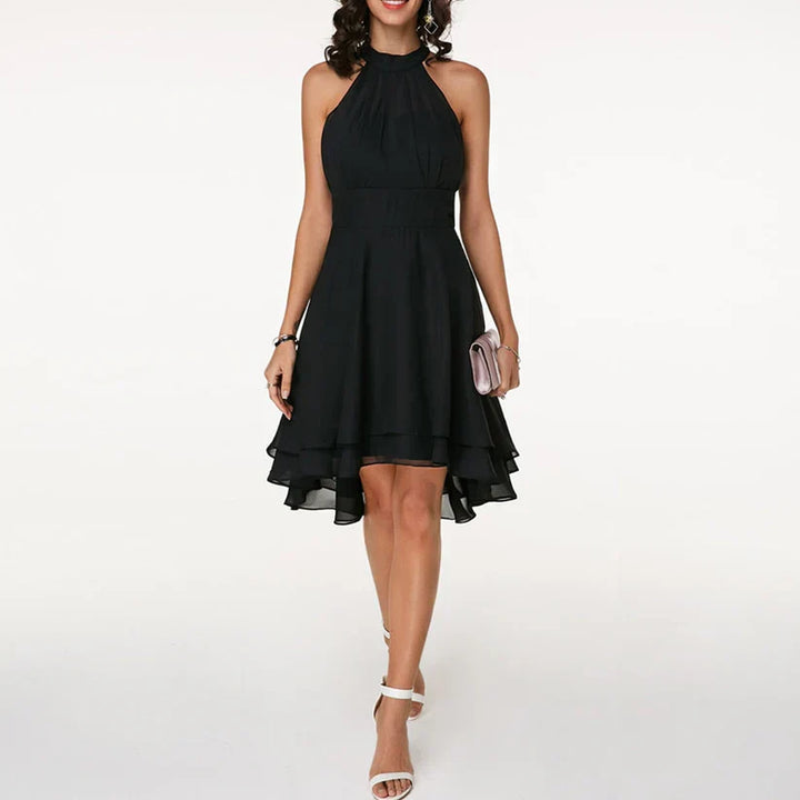Katharina | Elegantes Neckholder-Kleid mit fließendem Schnitt