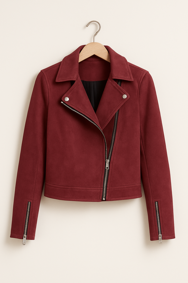 Selina | Damen Herbstjacke mit Reißverschlüssen und Kragen - Elle Zürich