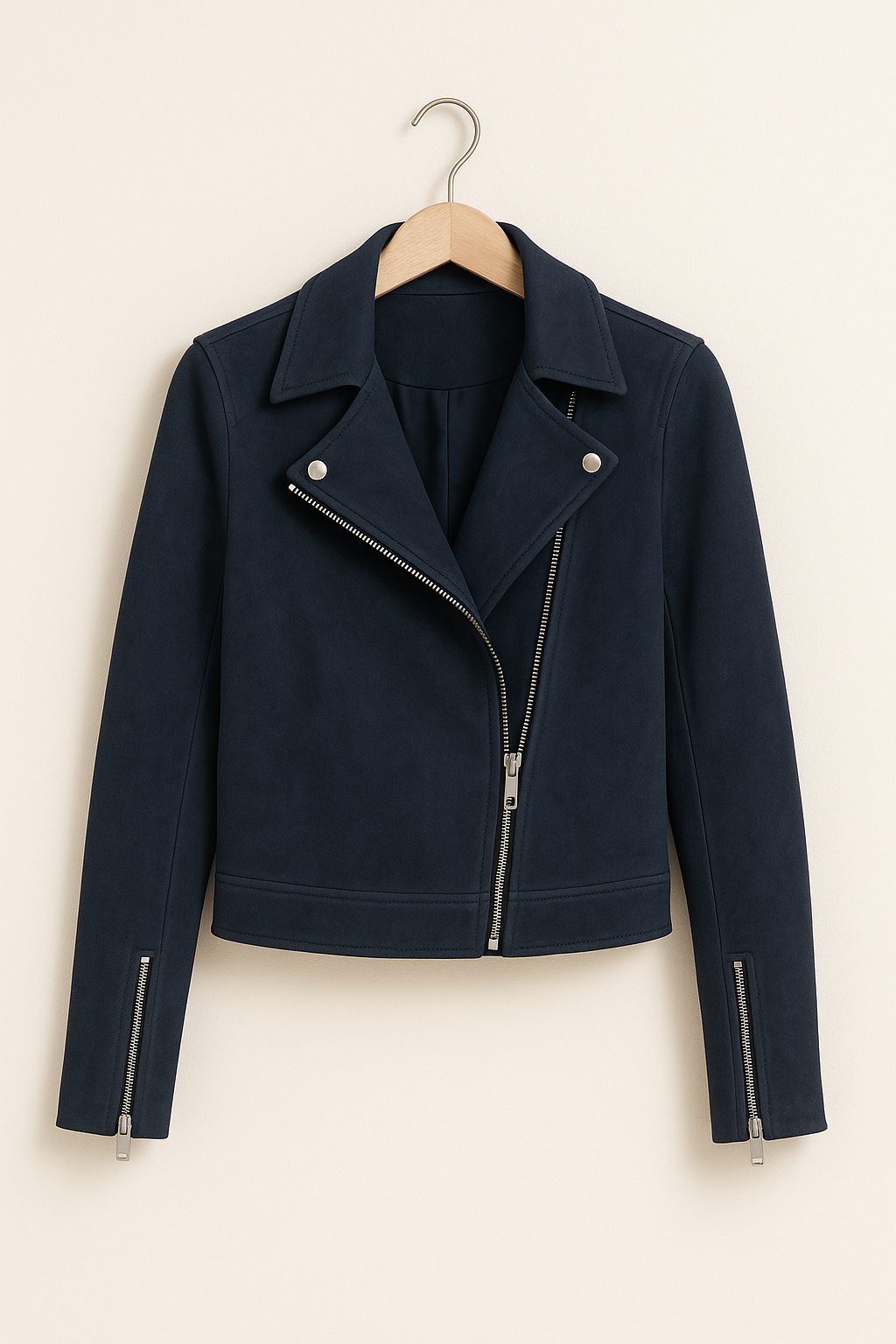 Selina | Damen Herbstjacke mit Reißverschlüssen und Kragen - Elle Zürich