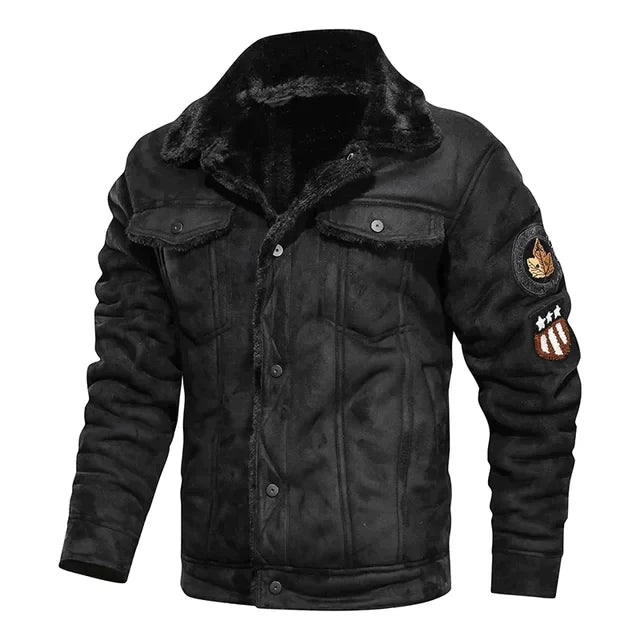 Stefan | Herren Winter-Bomberjacke mit Futter aus Fleece - Elle Zürich