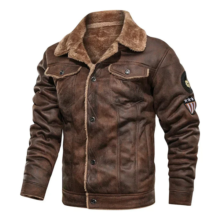 Stefan | Herren Winter-Bomberjacke mit Futter aus Fleece - Elle Zürich