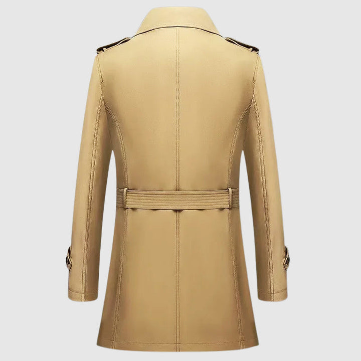 Peak | Herren Winter Doppelreihen-Trenchcoat