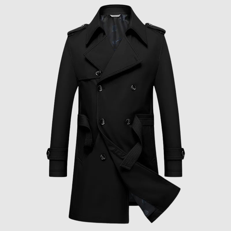 Peak | Herren Winter Doppelreihen-Trenchcoat