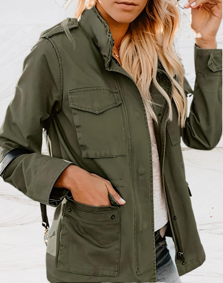 Ursula | Elegante Utility-Jacke mit Reißverschluss - Elle Zürich