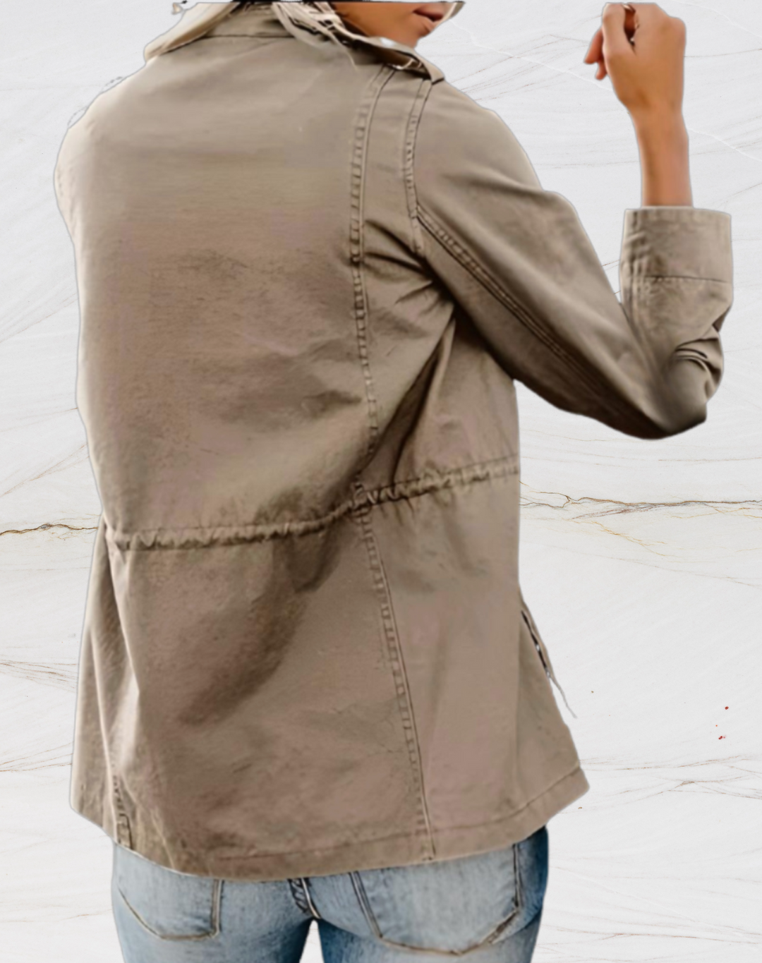 Ursula | Elegante Utility-Jacke mit Reißverschluss - Elle Zürich