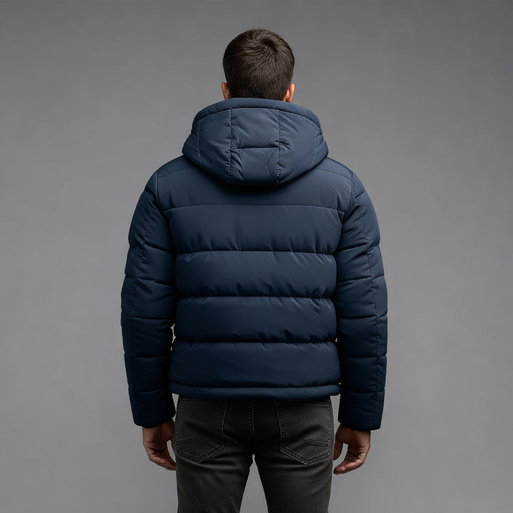 Lars | Herren Winter Steppjacke Mit Kapuze