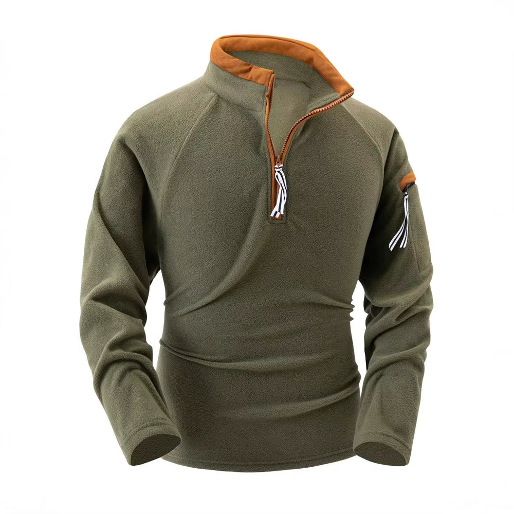 Hugo | Herren Half-Zip Pullover mit Taschenärmel - Elle Zürich