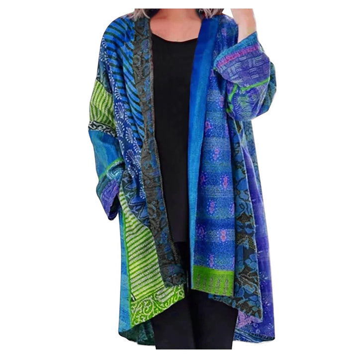 Daniela | Farbiger Kimono mit Muster - Elle Zürich