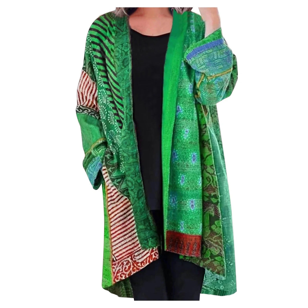 Daniela | Farbiger Kimono mit Muster - Elle Zürich