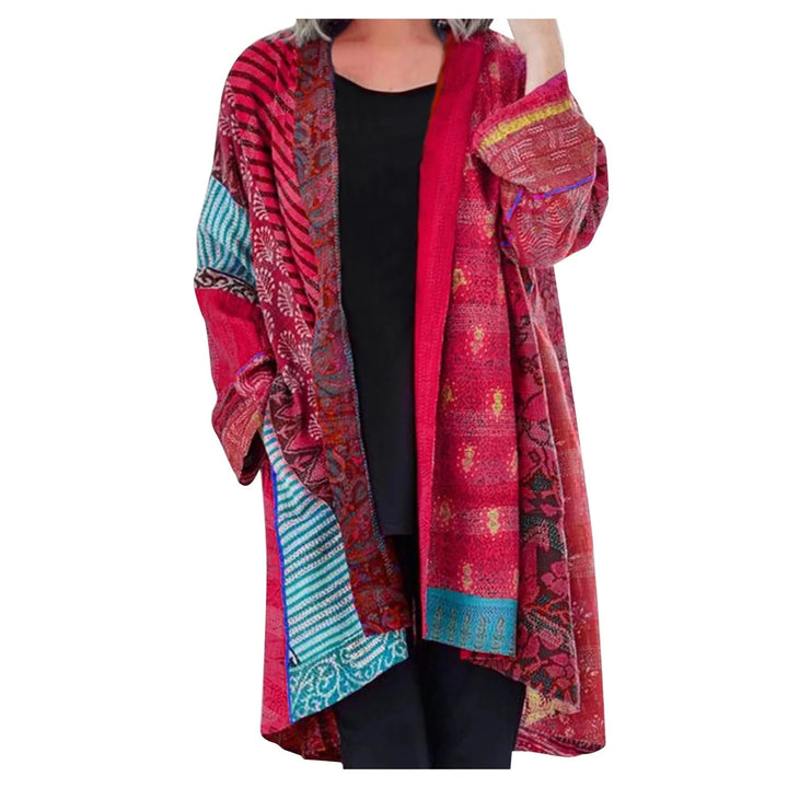 Daniela | Farbiger Kimono mit Muster - Elle Zürich
