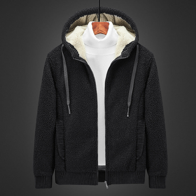 David | Herren Hoodie-Jacke mit Reißverschluss - Elle Zürich