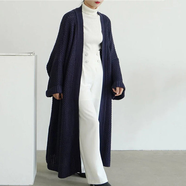 Leonie | Gemütlicher Damen Langstrick-Cardigan - Elle Zürich