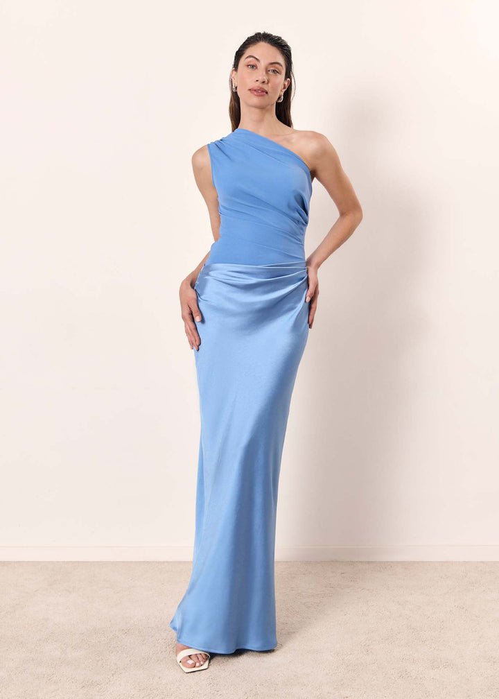 Daniela | Schickes Damen Ein-Schulter-Abendkleid
