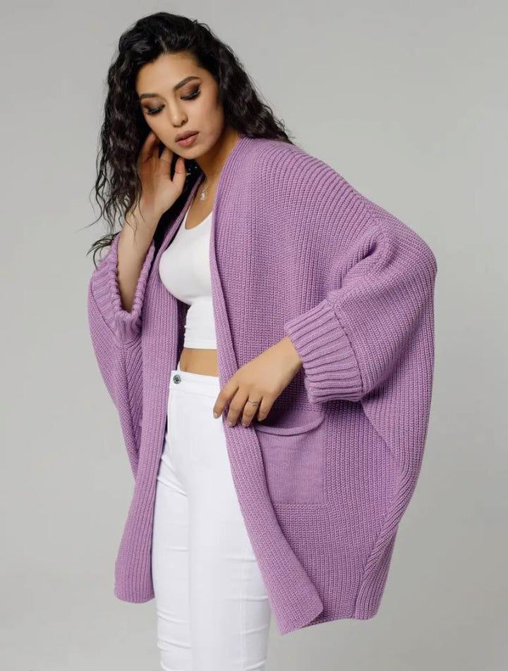 Lilian | Damen Winter Oversize-Strickcardigan - Elle Zürich