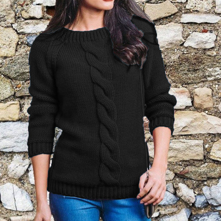 Eva | Damen Winter Zopfmusterpullover - Elle Zürich