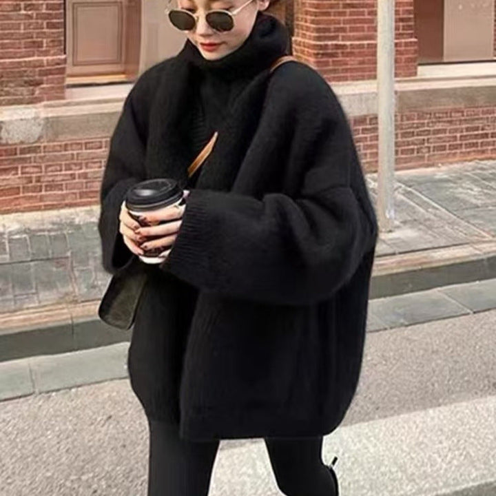 Michaela | Damen Winter-Strickcardigan im Relaxed Fit - Elle Zürich
