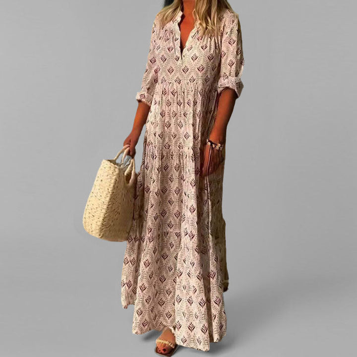 Helga | Leichtes, Stilvolles Maxikleid für Damen - Elle Zürich