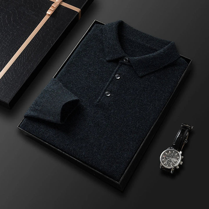 Lutz | Herren Freizeit Strick Polo Pullover - Elle Zürich