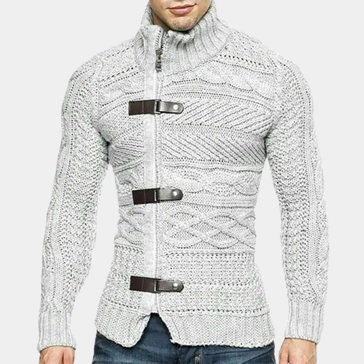 Daniel | Herren Strick-Cardigan mit Knebelverschluss - Elle Zürich